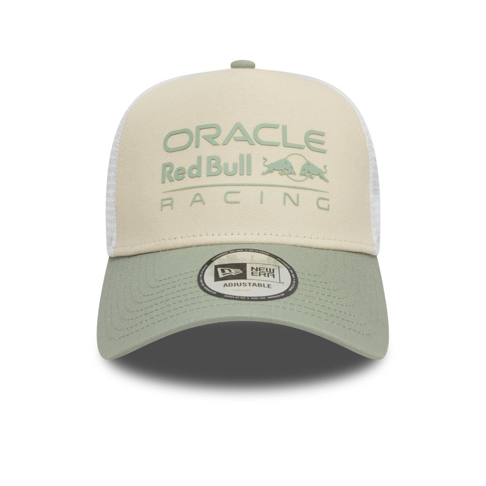 Oracle Red Bull Racing Hat - Formula 1 Seasonal 2-Tone Evergreen 9Forty A-Frame Trucker Snapback Cap - New Era